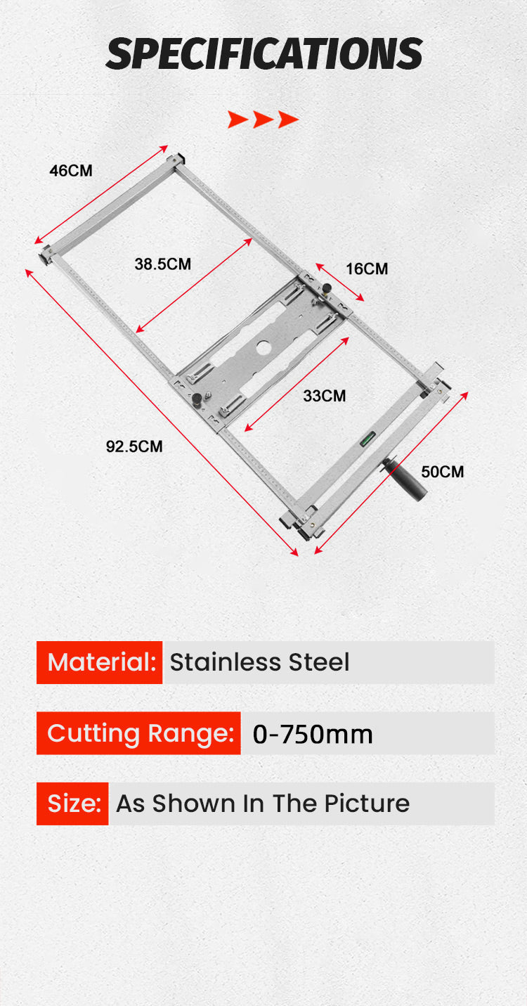 🎁Best Seller ⏳ 50% OFF Cutting Machine Edge Guide Positioner