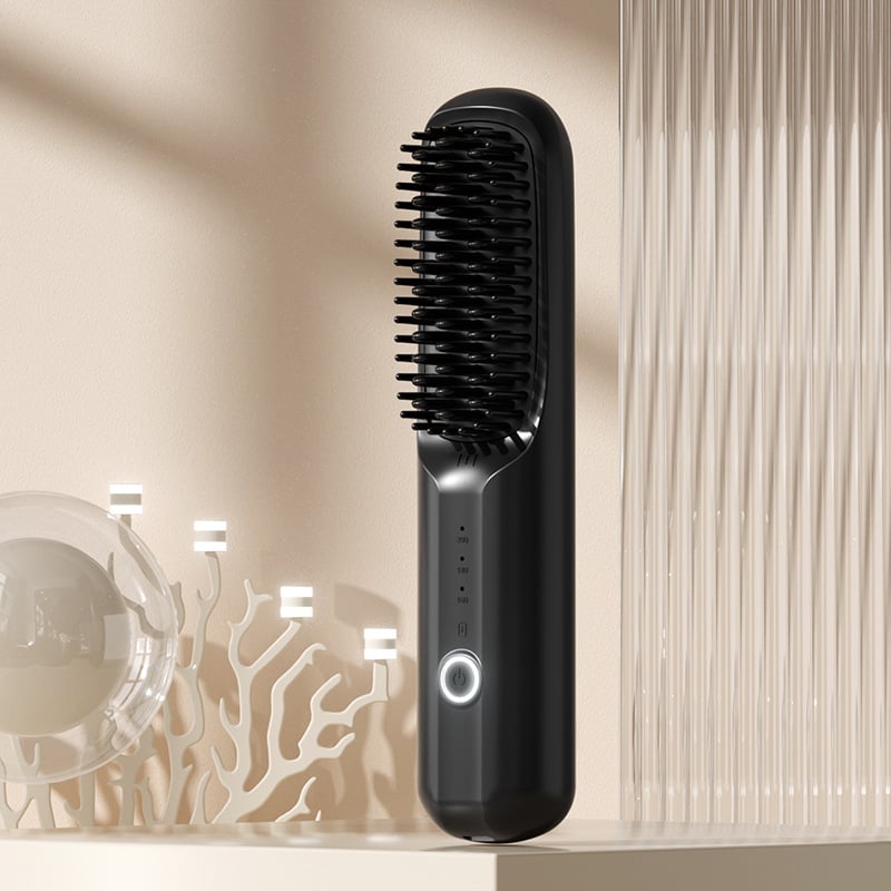 USB Cordless Negative Ion Hair Straightening Comb（50% OFF）