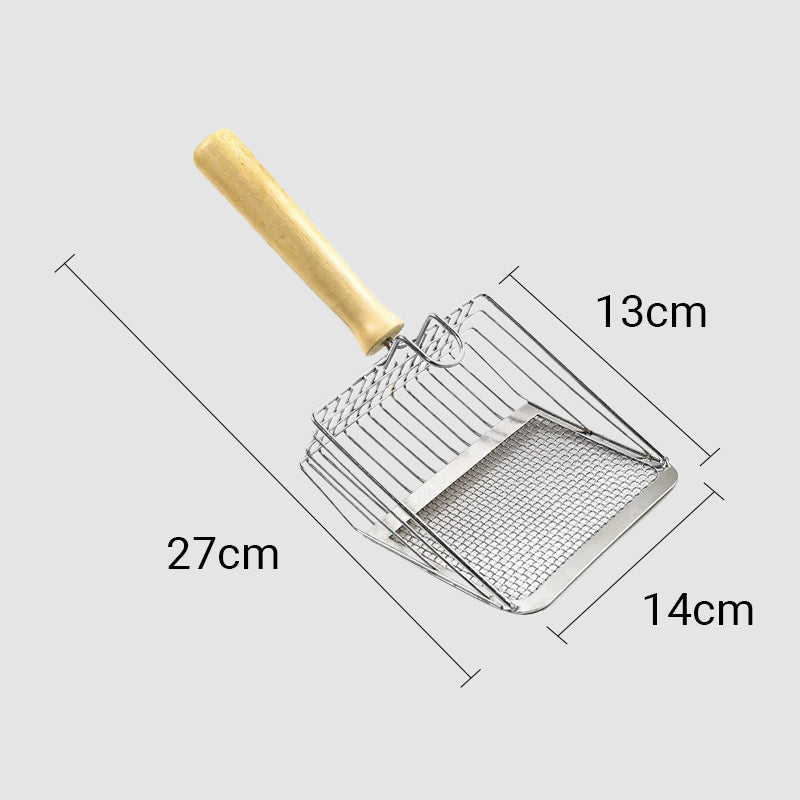 Stainless Steel Mesh Cat Litter Scoop