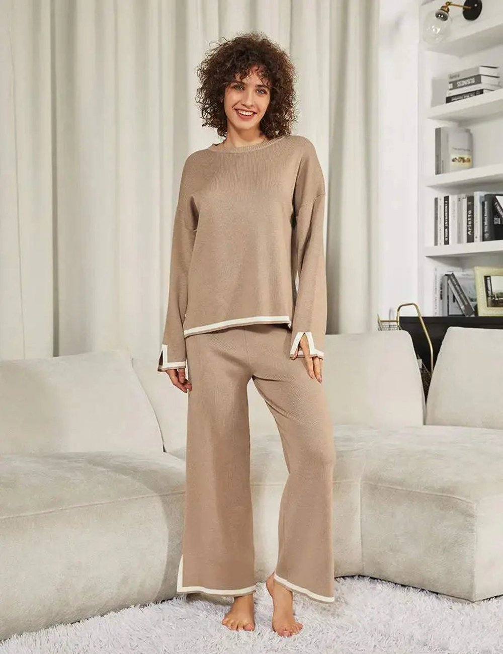 💕The Perfect Classy Elastic Knit Lounge Set