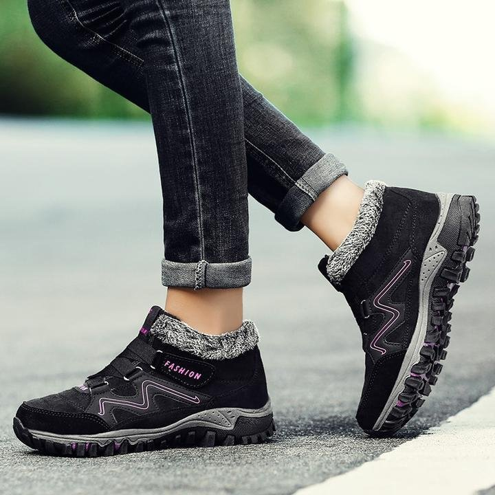 🥰Up to 50% OFF🔥PREMIUM Snowy Villi Leather Ankle Boots