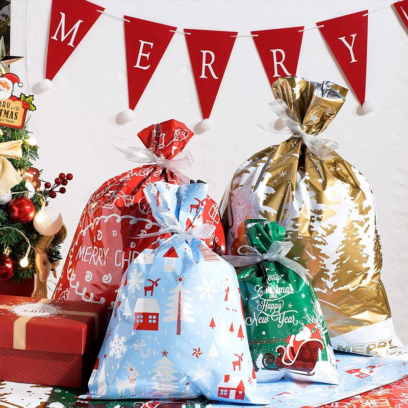 🎅Christmas Sales 50% OFF🎄Drawstring Christmas Gift Bags (Biodegradable)