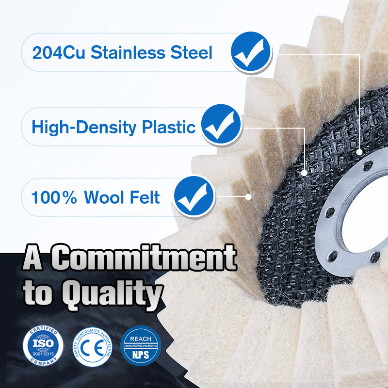 🔥Buy 1 Get 1 Free🔥Wool Felt Flap Polishing Disc