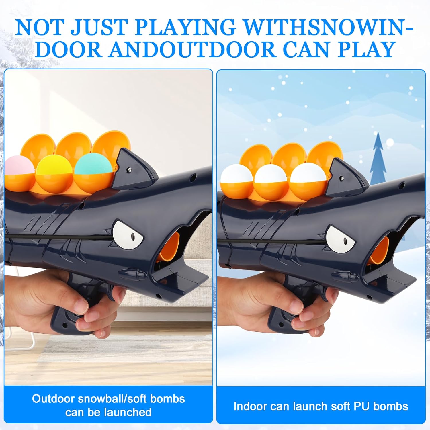 🔥49% OFF🎁2025 Shark Snowball Launcher