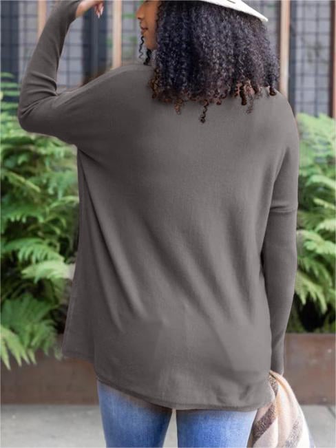 💥HOT SALE 49% OFF💥LONG SLEEVE THUMBHOLE SWEATER POCKET TUNIC💥