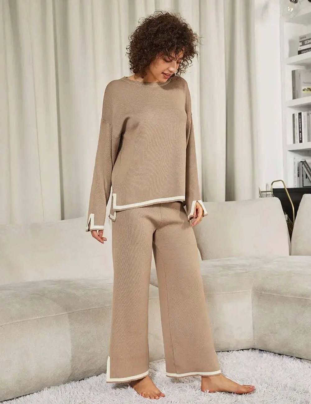 💕The Perfect Classy Elastic Knit Lounge Set