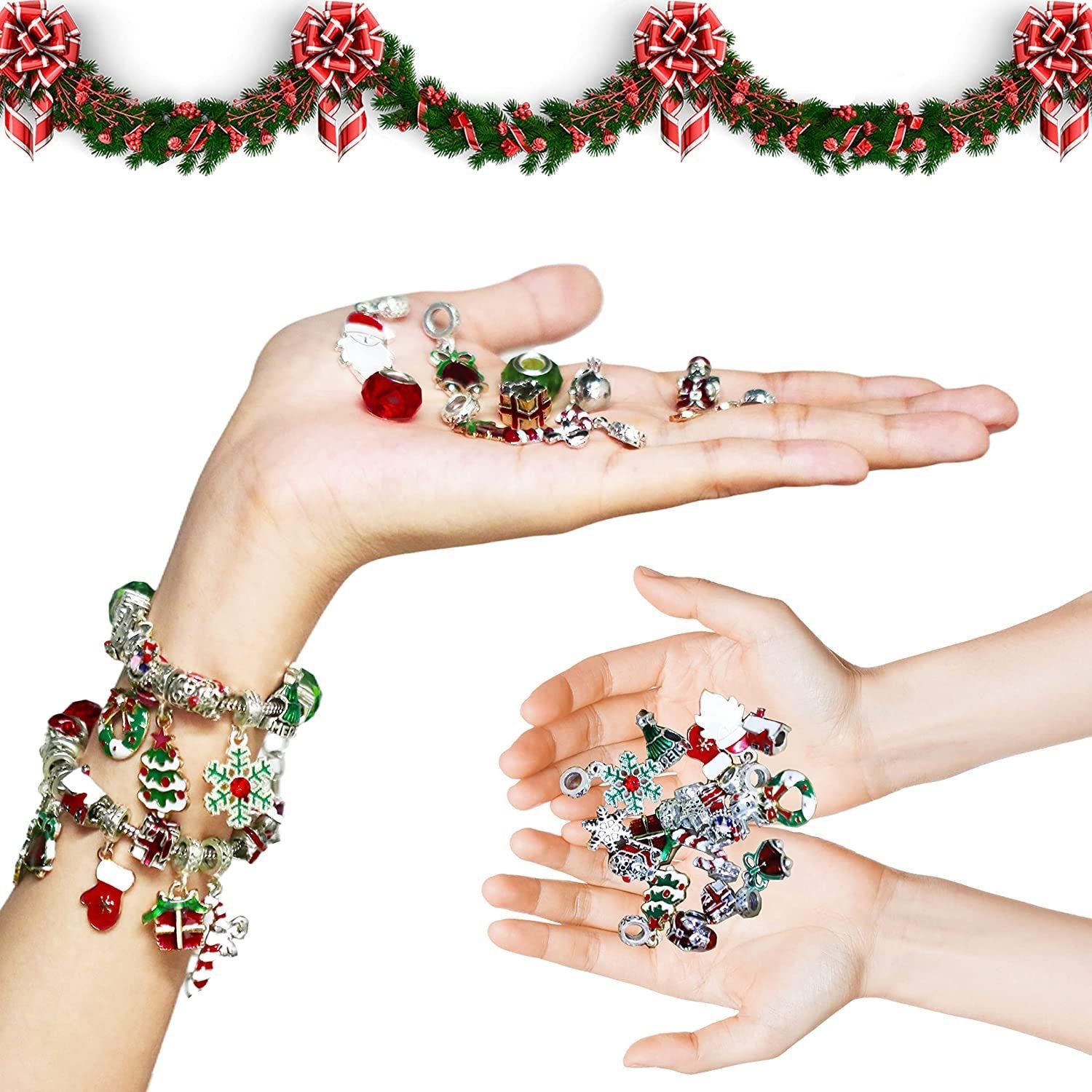 🎅Christmas Gift idea 49%OFF -🎁DIY Christmas Advent Calendar Bracelets Set