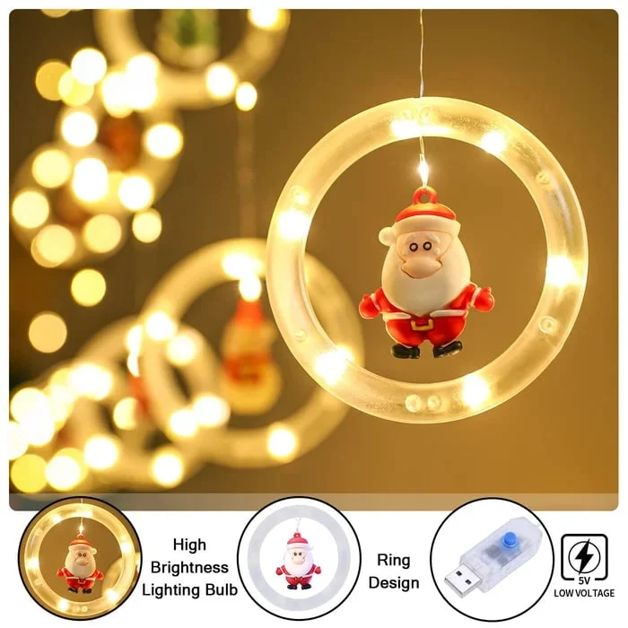 🎅Early Christmas Sale-🎄Christmas Decor Ring Lights