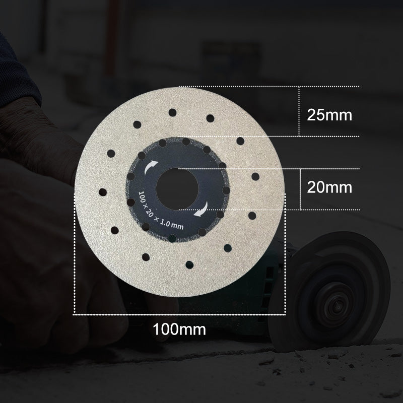 Porous Widened Cutting Blade for Stone Ceramic