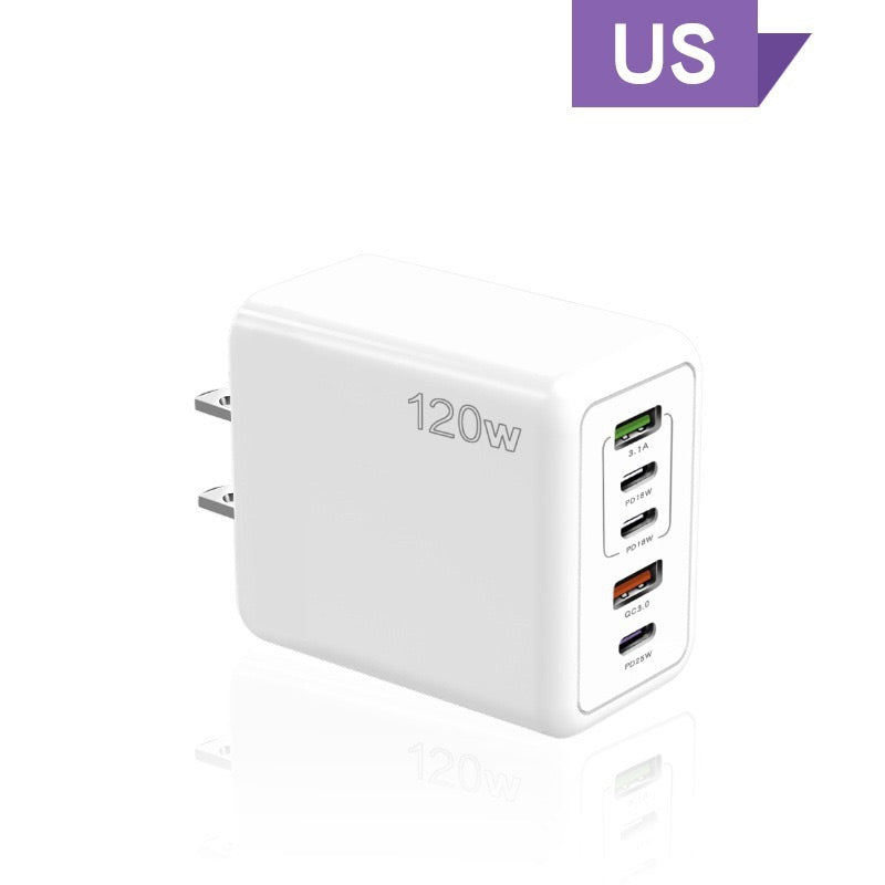 120W Fast Charger with 5 Ports⚡