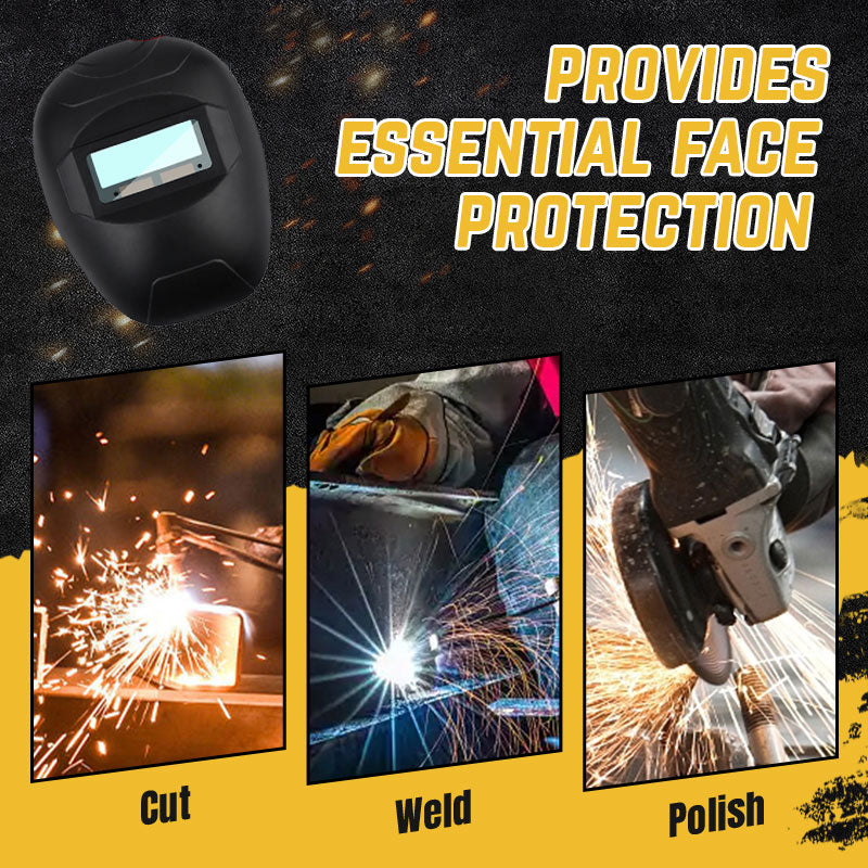 Lightweight Durable 2-In-1 Welding Mask & Safety Glasses