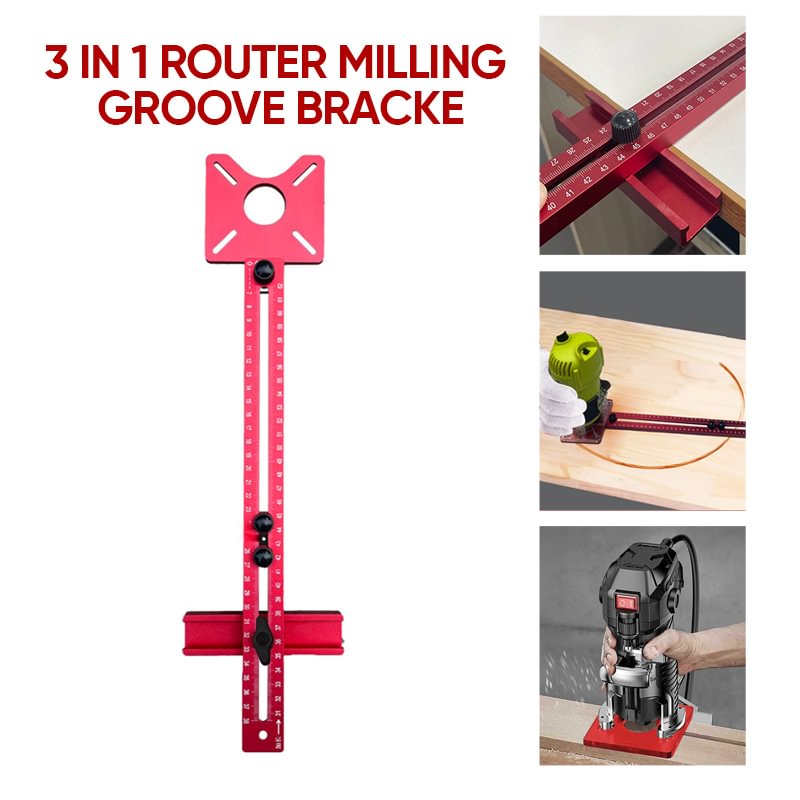 3 in 1 Router Milling Groove Bracke