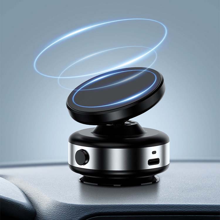 Car Electric Suction Cup Magnetic Phone Holder