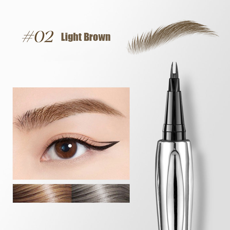 💖Buy 1 Get 1 Free💖2024 Upgraded Natural Waterproof Eyebrow Pen with Microfine Tip