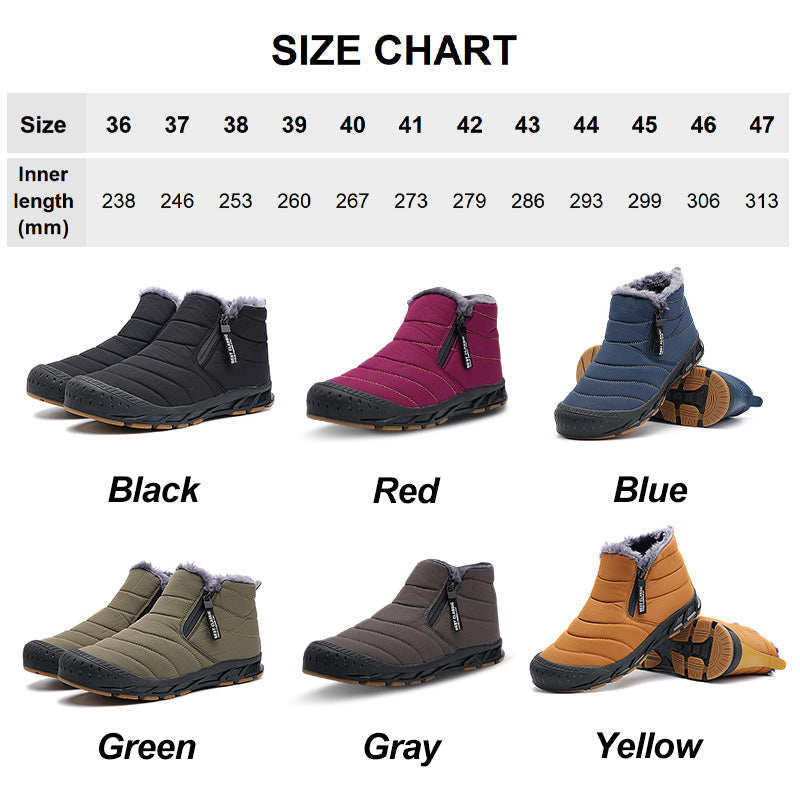 🎅Christmas Pre-sale🎁Winter Warm Faux Fur Lined Waterproof Outdoor Snow Boots