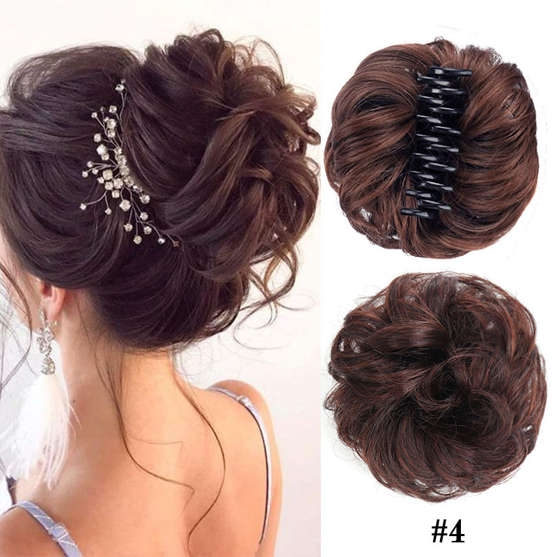 💥Hot Sale🍃Claw Clip Wig for Natural Hair Bun🔥Buy 2 Get 1 Free (3 Pcs)