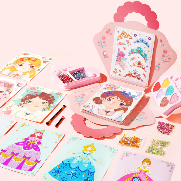 🔥Hot Sale 50% OFF💅Fantasy 3-in-1 Princess Dress Up & Make Up Game Set💝