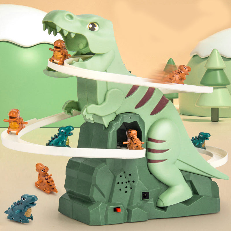 🦖Electric Dinosaur Chase Race Track Playset