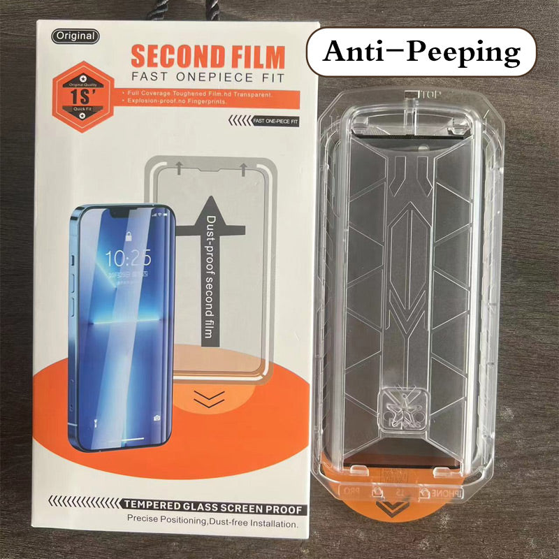 Shock-Resistant Dust-Proof Anti-Fingerprint Screen Protector Set