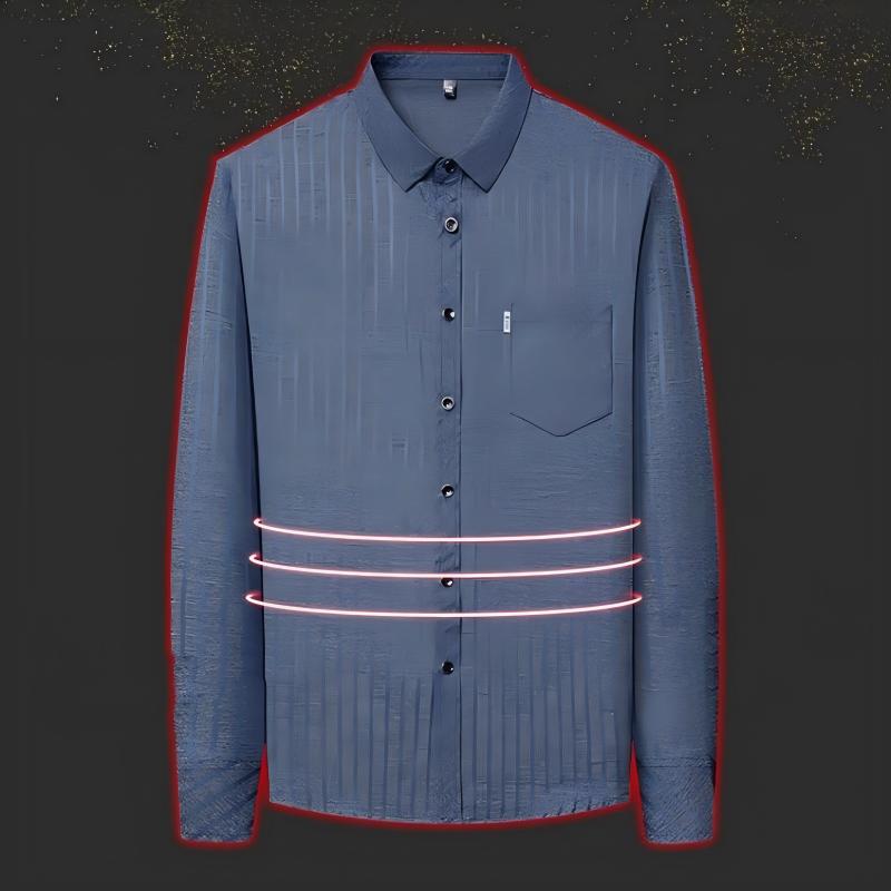 🔥Clearance Sale🔥Men’s Casual Business Lapel Shirt for Fall & Winter