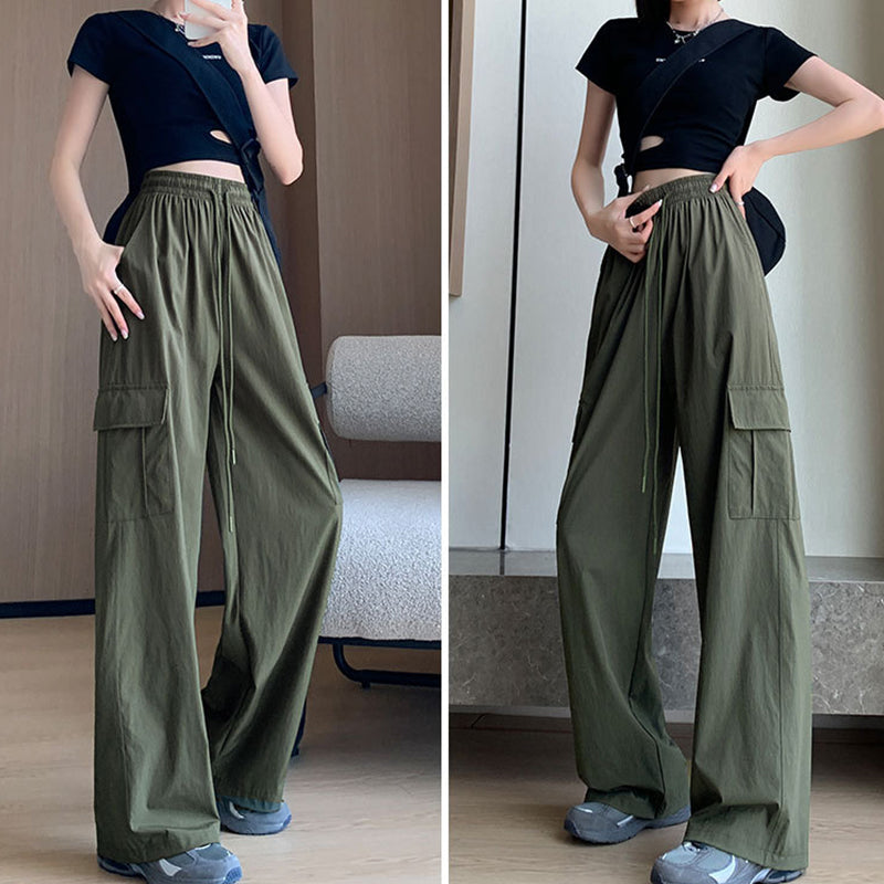 🔥Hot sale 🔥Women's Lightweight Wide-Leg Utility Pants