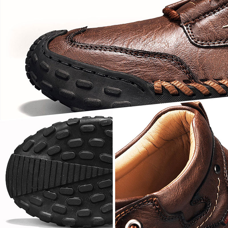 Men's Hand-Sewn Lightweight Non-Slip Shoes