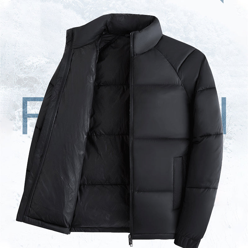 Men's Trendy Full-Zipper Front Warm Jacket