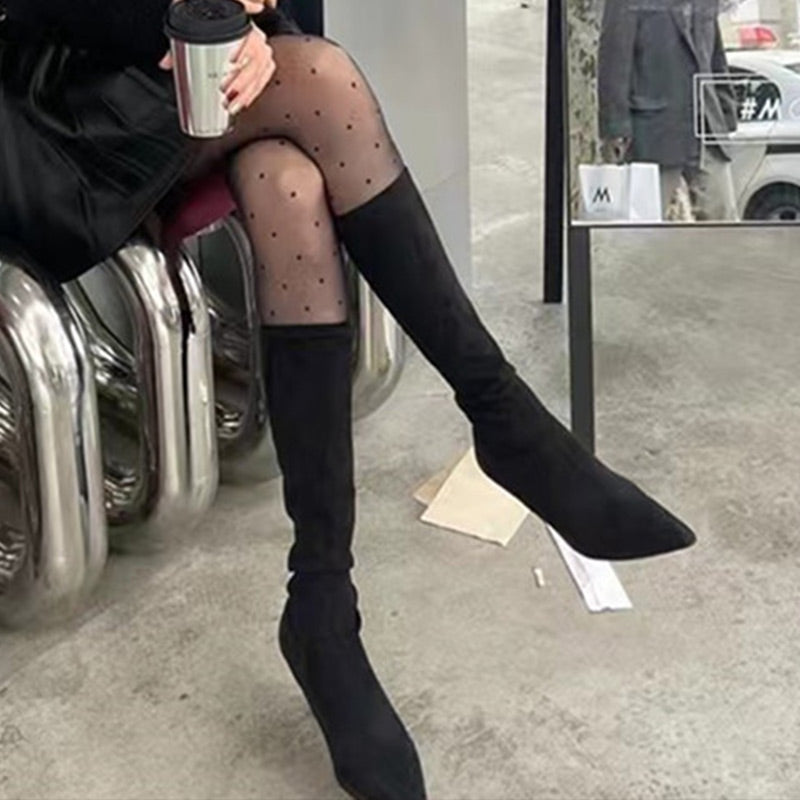 8.5cm Knee-High Boots for Women