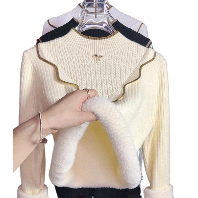 ✨Winter Offer💖Women's Sweet Mock Neck Sweater for Fall & Winter Layering