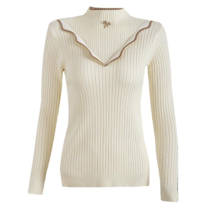 ✨Winter Offer💖Women's Sweet Mock Neck Sweater for Fall & Winter Layering