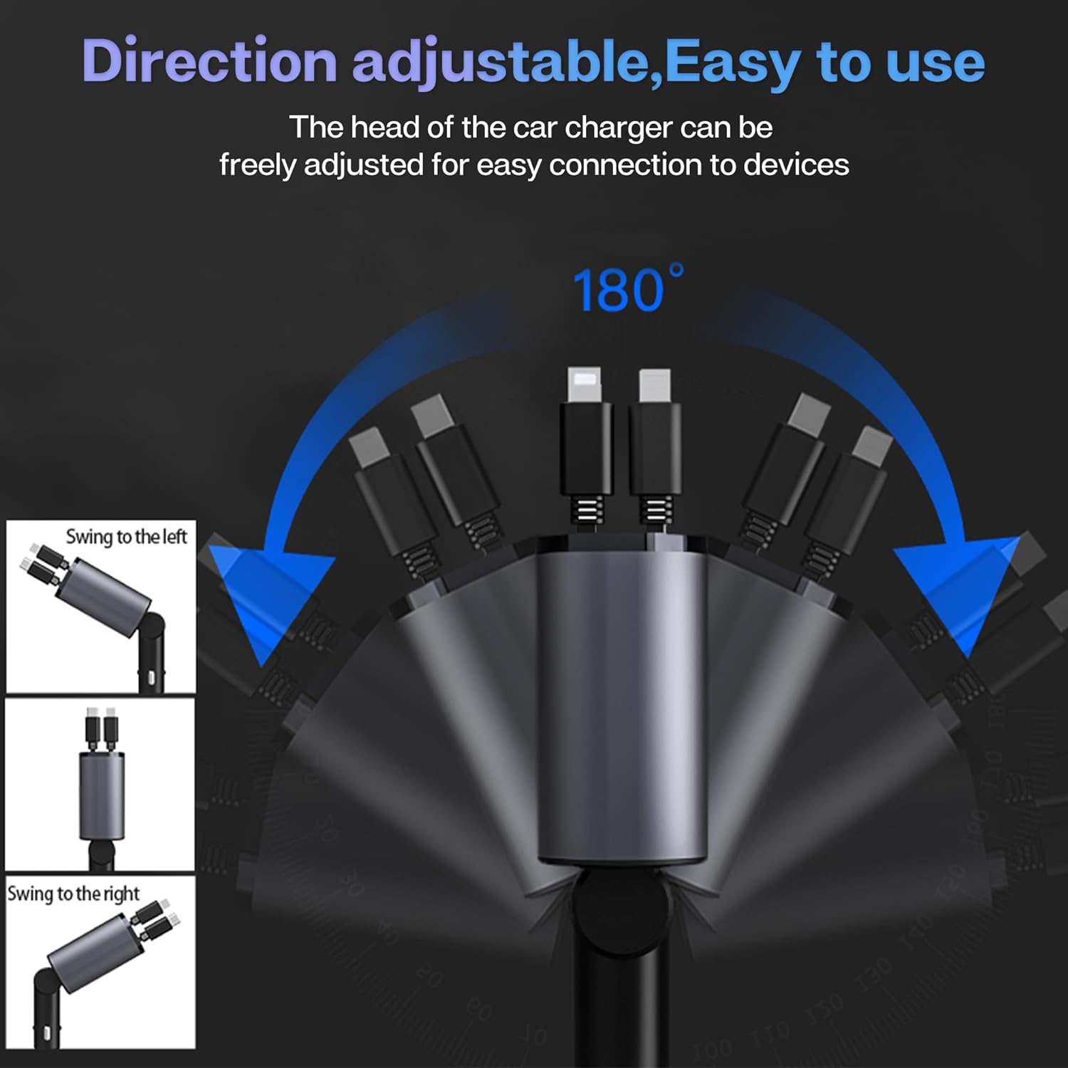 ✨2024 New ✨ Retractable Fast Car Charger