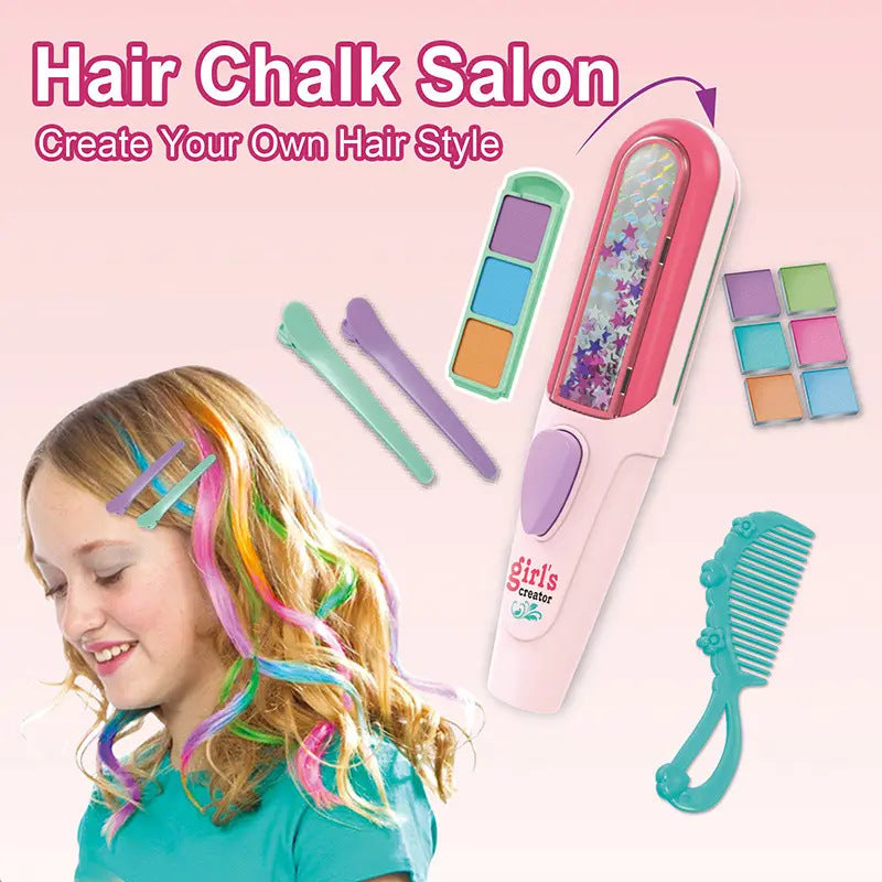 DIY Creative Temporary Hair Color and Sparkle Tool for Kids