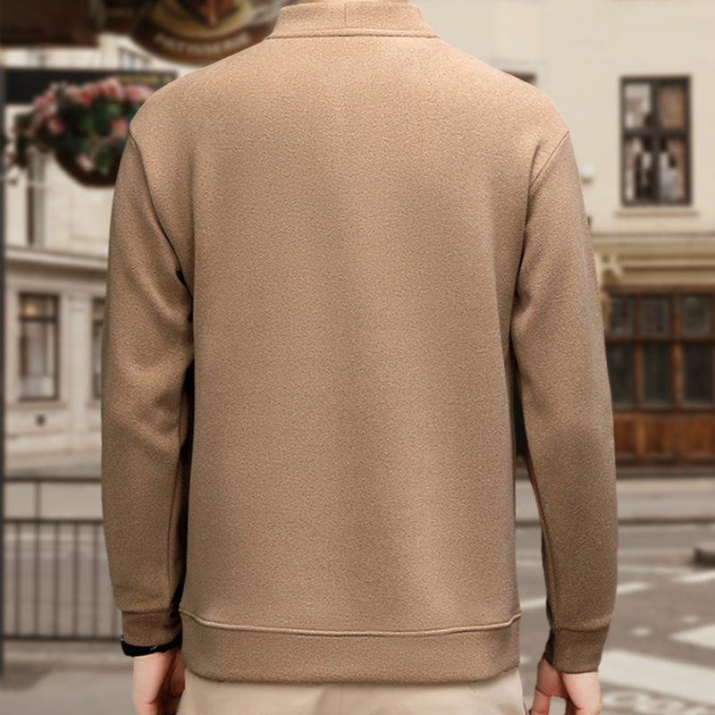 Men’s Plush-LinedThickened Pullover