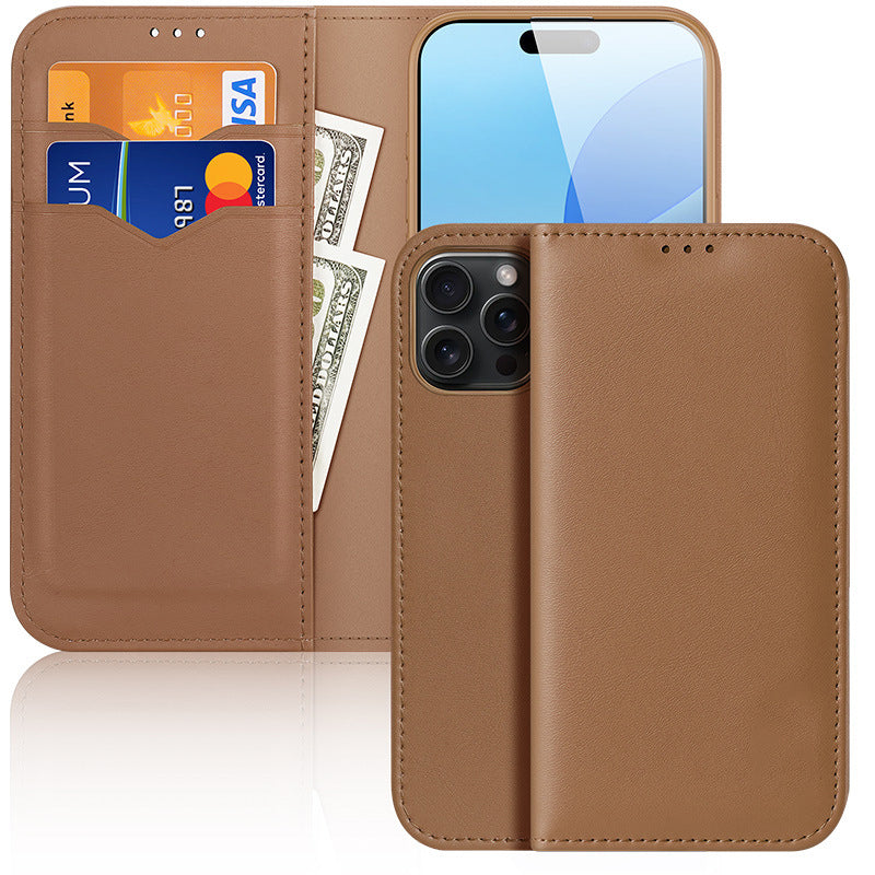 Portable Dual Card Wallet Flip Phone