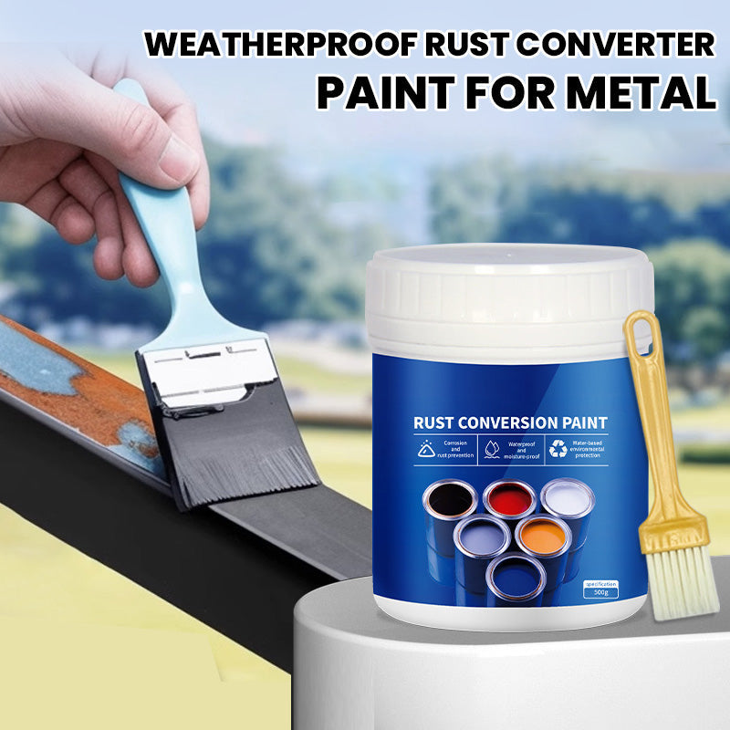 Weatherproof Rust Converter Paint for Metal