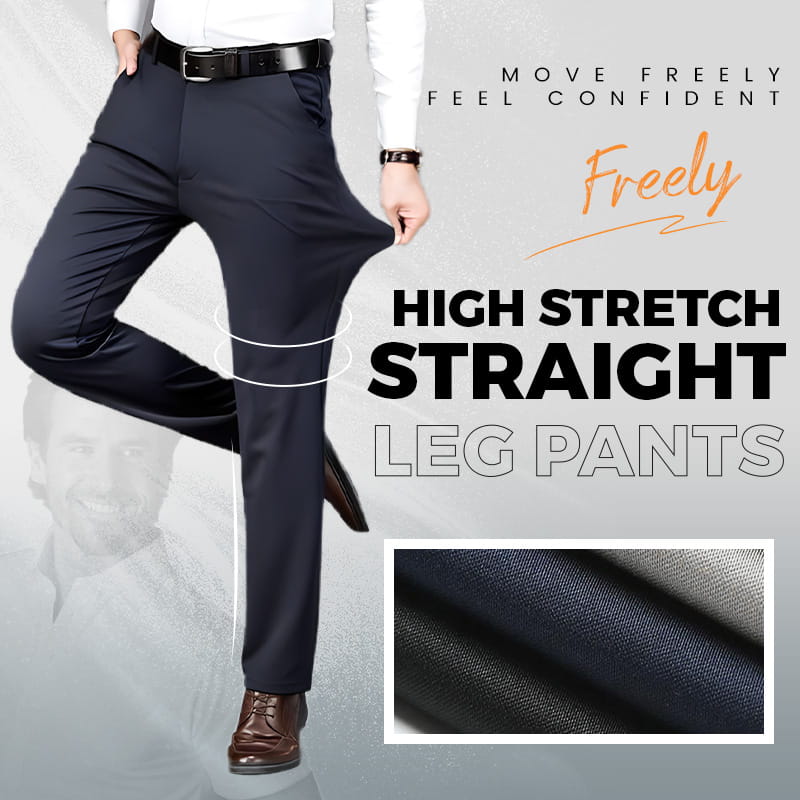 💥New Year 50% off🏆High Stretch Straight-Leg Pants