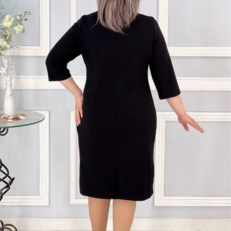 🌸Spring Specials🌸 Elegant Round Neck 3/4 Sleeve Dress