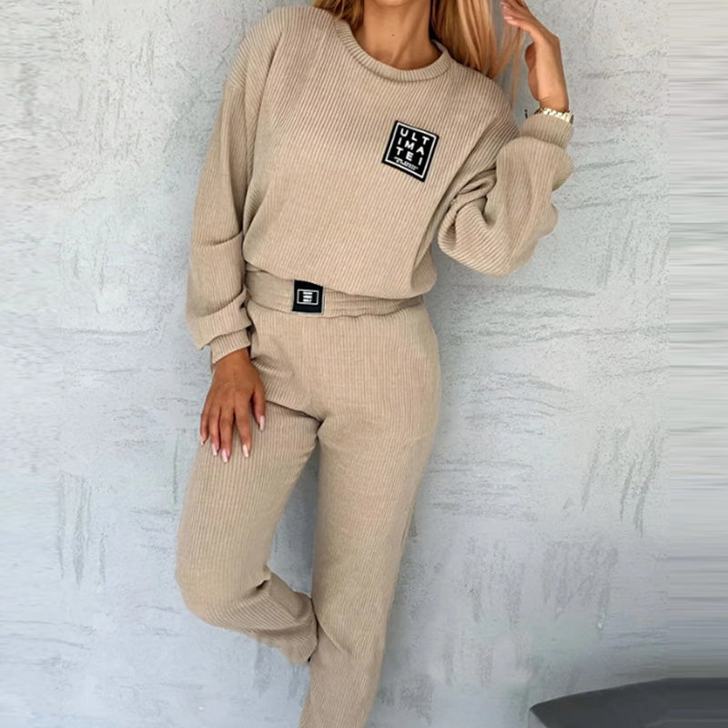 Women’s Corduroy Jogger Sweatsuit Set