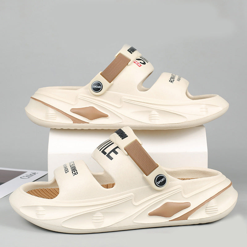 Chunky Padded Sandals With A Swell-like Grip