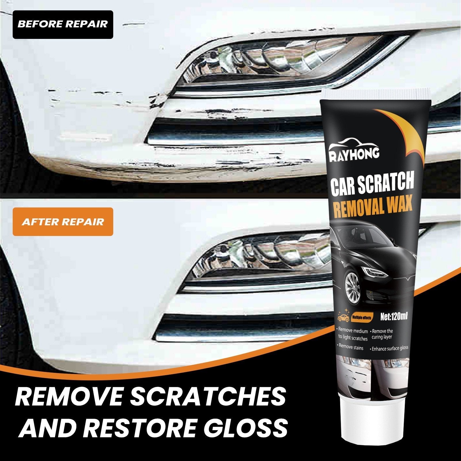 🔥Last Day 49% OFF🔥Car scratch repair wax🧨A must-have brand new car