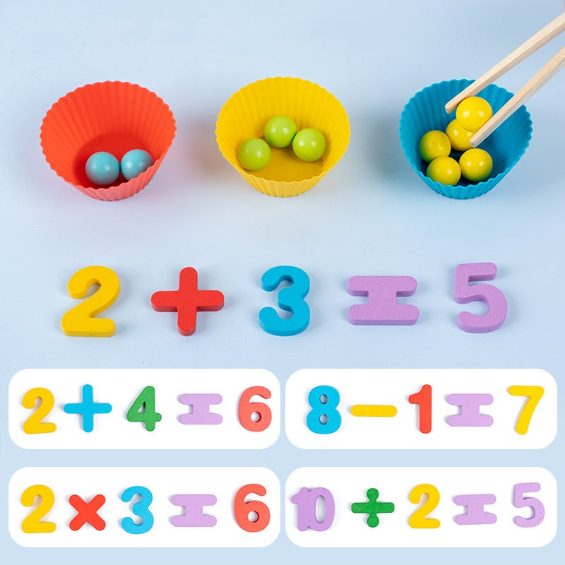 🏅Montessori Clip Bead Math Counting Toy