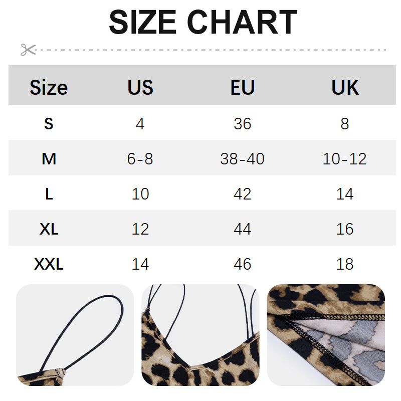 Women's Sexy Spaghetti Strap Leopard/Snake Print Bodycon Maxi Dress